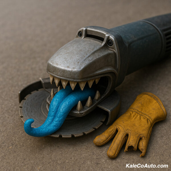 catamimic converter with angle grinder