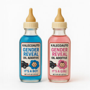 gender reveal additive bottles